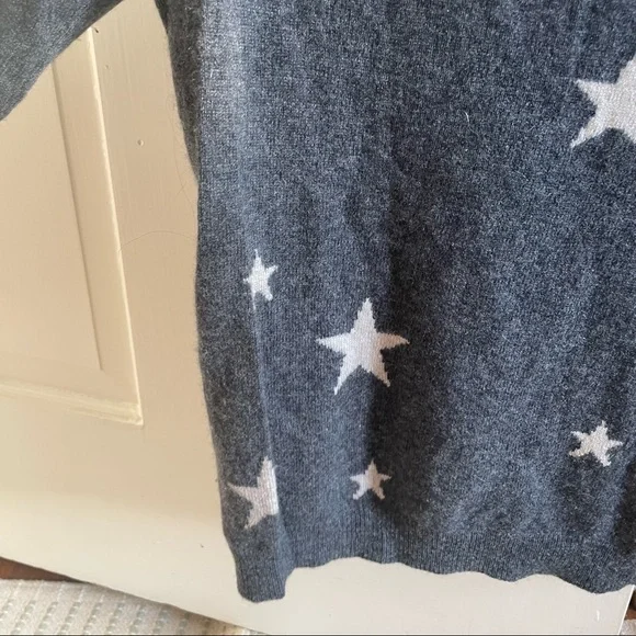 Philosophy cashmere grey star crewneck sweater - Picture 6 of 6